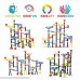 Meland Marble Run 127Pcs Marble Maze Game Construction Building Toy for Kid Marble Track Race Set&STEM Learning Toy Gift for Boy Girl Age 4 5 6 7 8 9+ 90 Translucent Marbulous Pcs & Glass Marbles 127 PCS Marble Run Set B0762HXK1Q